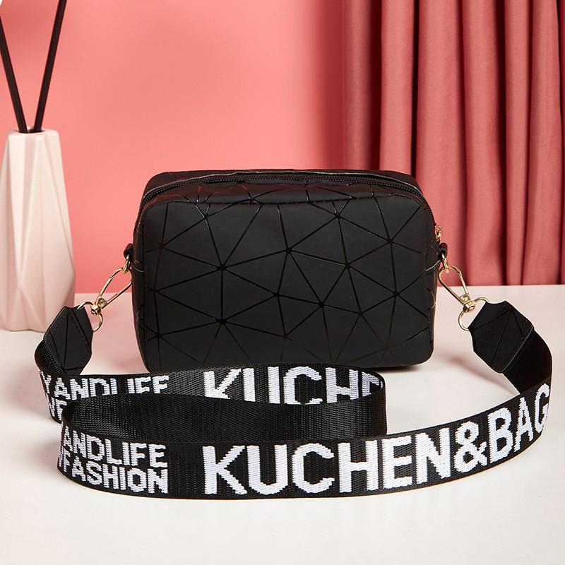 Fashi Cool Geometry Color Shoulder Bags For Women Small Crossbody Bag Purse PU Leather Lady Girls Handbag Bolsa Feminina