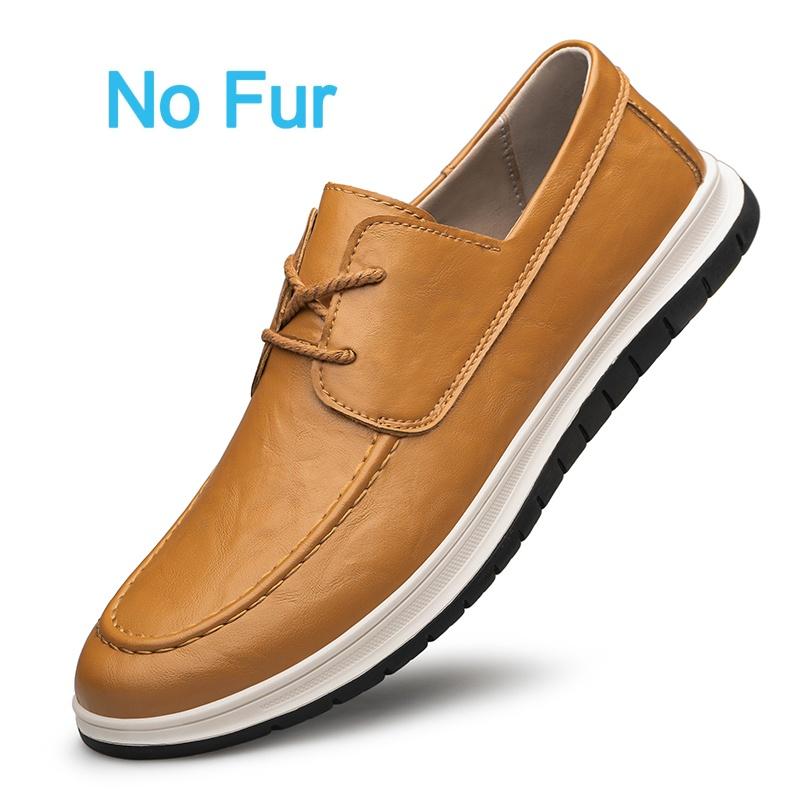 Fashion 2025 New Designer Men Dress Shoes Fashion Casual Leather Outdoor Wedding Work Shoes Genuine Leather Solid Color Platform Shoes