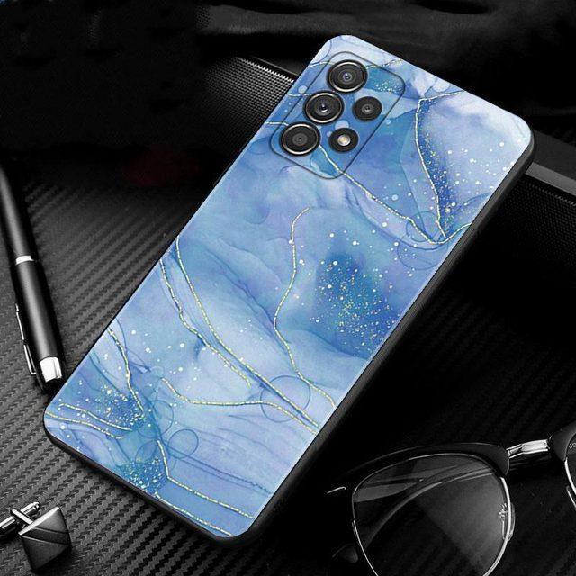 

Чехол для Samsung Galaxy A71 A51 A41 A12 A21s A23 A52 A72 A22 A03s A52s A53 A73 A32 A33 A13 Beauty Marble Gold Texture Quicksan For Samsung A72