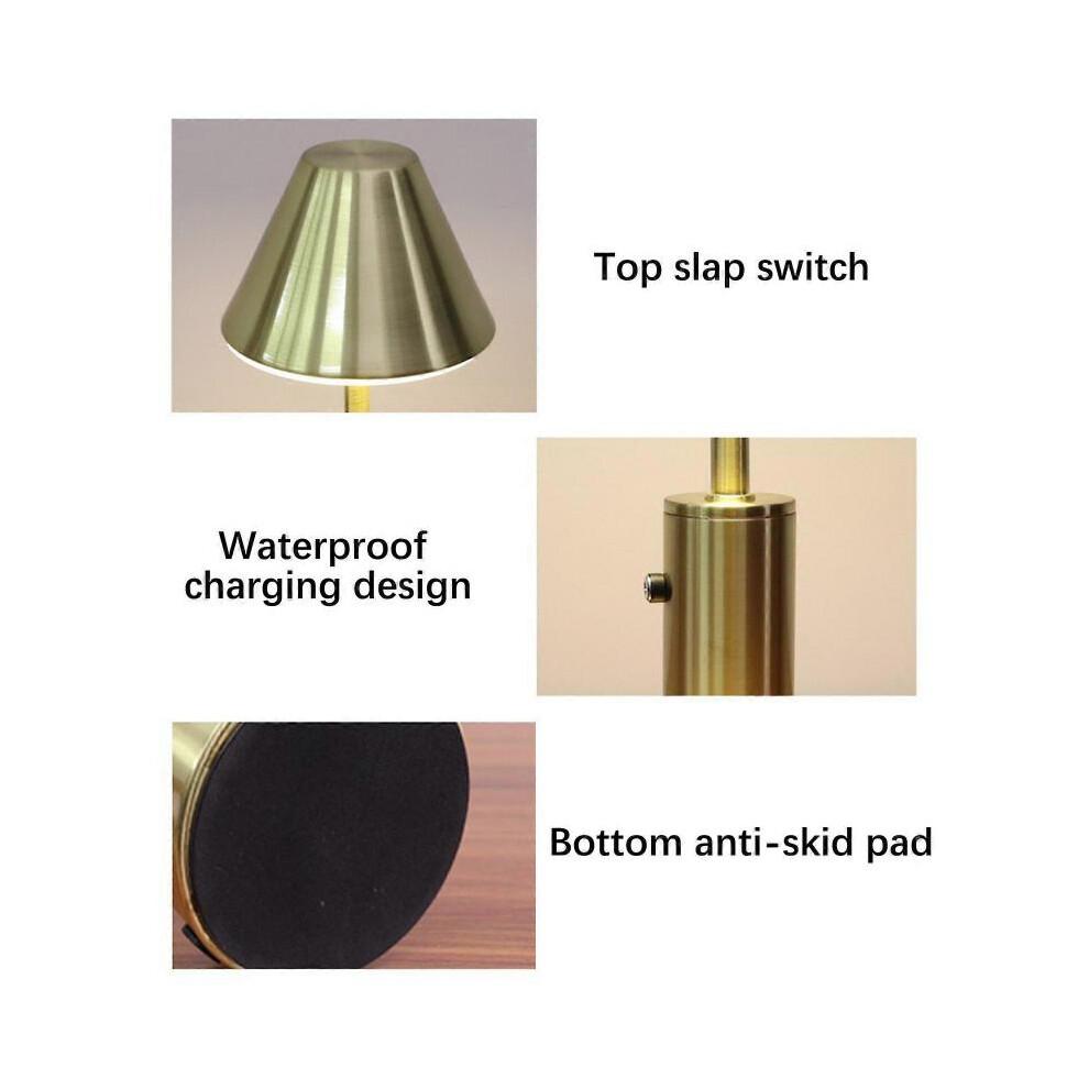 Lampade da Tavolo Senza Fili Ricaricabili, Lampada LED da Pranzo/Scrivania a Batteria