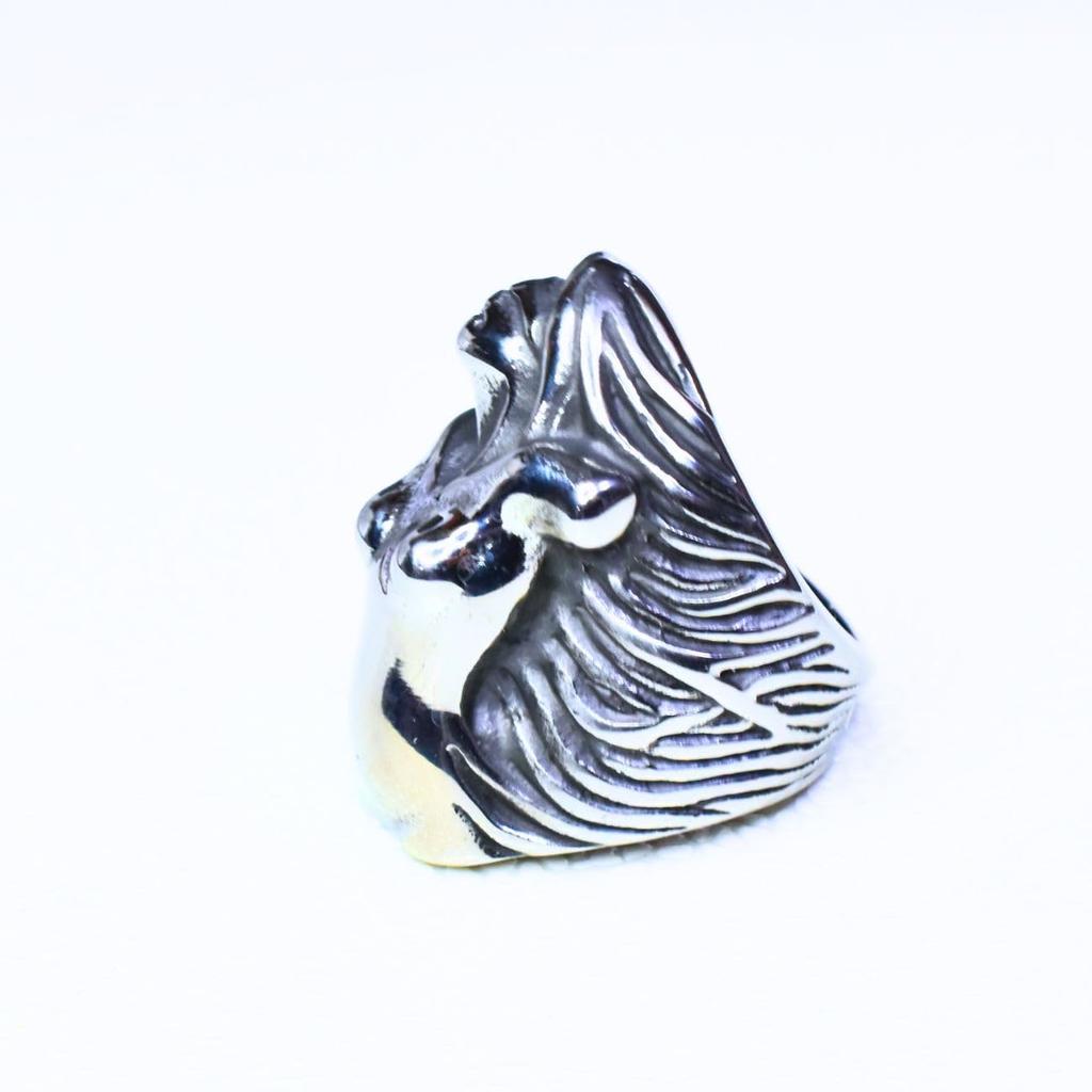 [Magic of Sedona] Men's Fairy Breath Ring, Size US 9, Titanium, Fairy Breath Ring, Goddess Venus Signet Ring, Fairy Ring, Elf Promise Ring