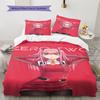 DARLING in the FRANXX Zero Two Pattern Bedding,Quilt Set Quilt Cover Pillowcase Home Birthday Gift (1 * duvet cover + 2 * pillowcase, without core)