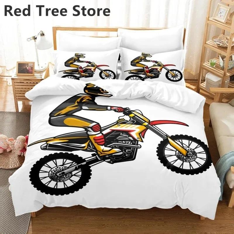 Red Racing Car 3D Kids Boy Bedding Set F1 Game Racer Printing Duvet Cover 3Pcs Bedclothes With Pillowcase Twin Full Bedspread