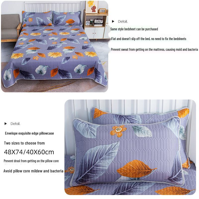 Set of 2 Extra Large 48x74 Knitted Silk Pillowcases - Anti-Drool & Sweat-Proof for Adults