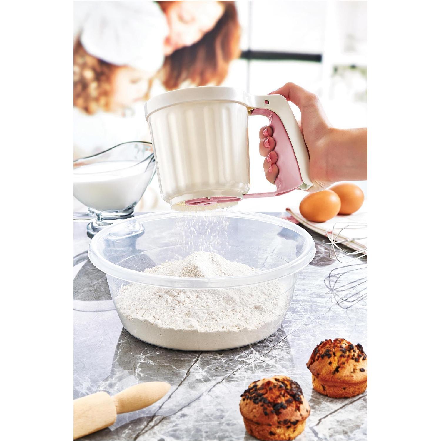 

Розовое сито для муки