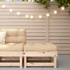 Vidaxl Garden Footrest, Solid Pine Wood