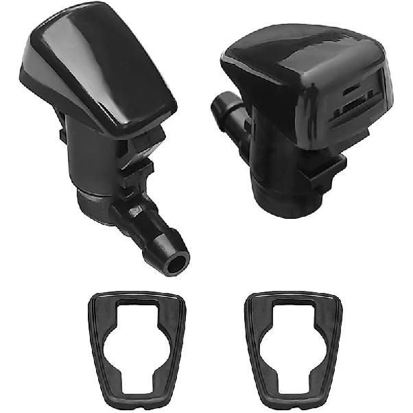 68260443AA Premium Wiper Washer Nozzles Fit for 2005- Jeep Grand Cherokee WK WK2 WL Windshield Washer Fluid Jet Nozzle | Easy to tall | 2 Pack, Ref