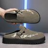 Fashion CYYTL Men Summer Slippers Casual Outdoor Shoes Breathable Sneakers Walking Hiking Loafers Luxury Designer Comfort Slides Fashion