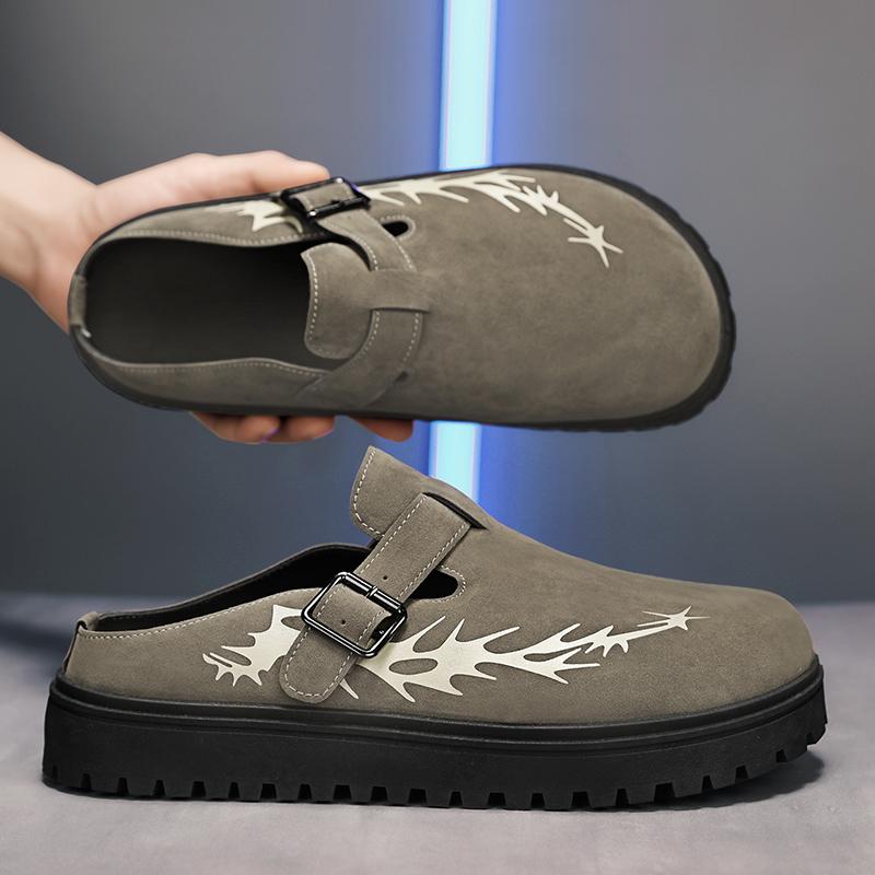 Fashion CYYTL Men Summer Slippers Casual Outdoor Shoes Breathable Sneakers Walking Hiking Loafers Luxury Designer Comfort Slides Fashion