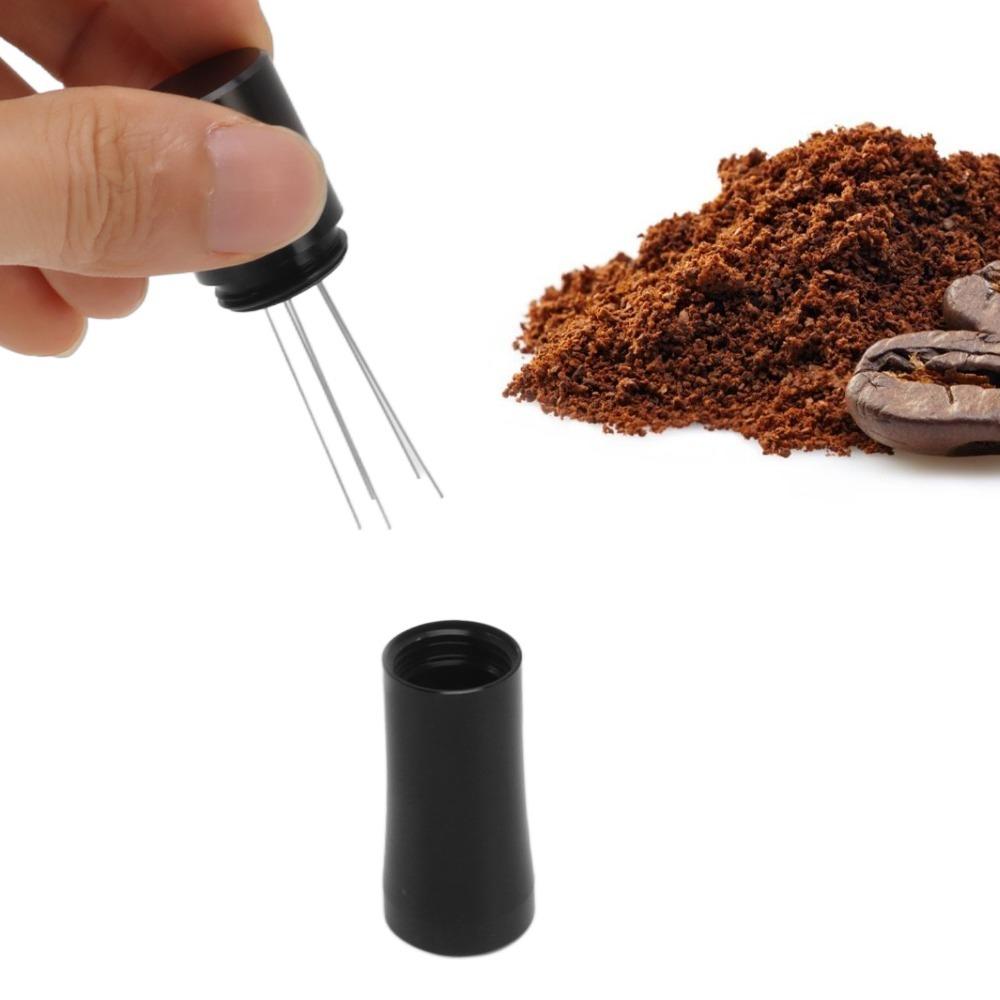 304 Stainless Steel Coffee Stirring Tamper Dark Gray Espresso Distribution Tool Espresso чёрный