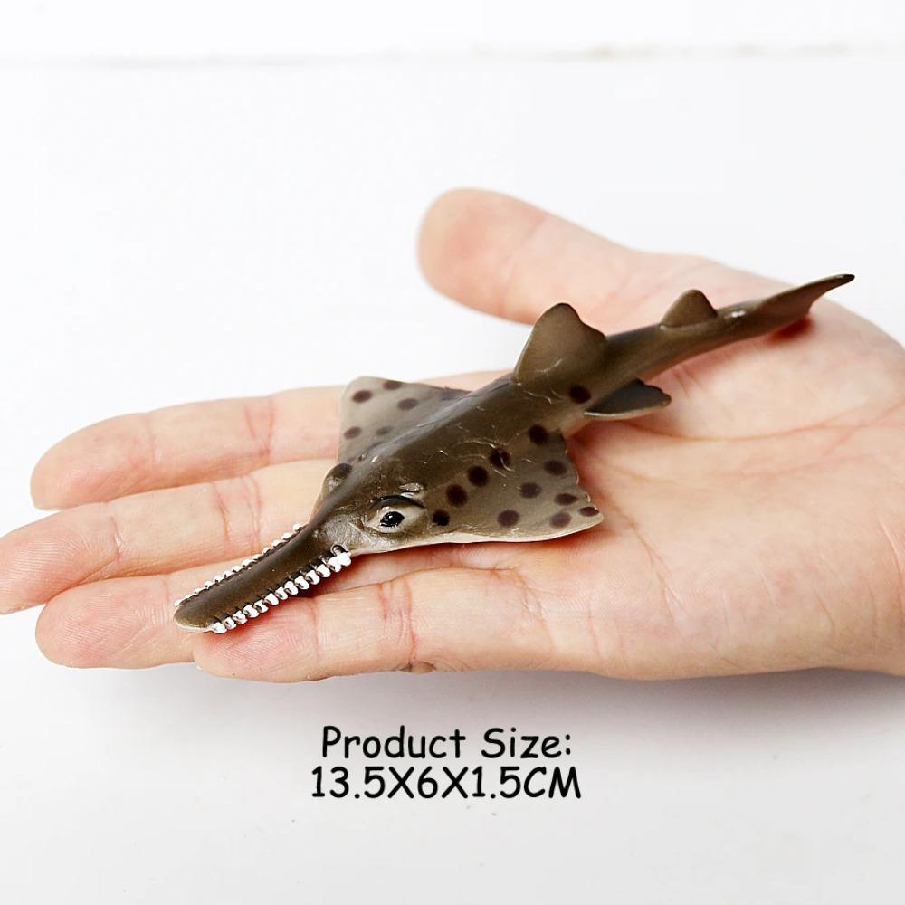 Stingray Manta Ray Figures Fish Toy Ocean Marine Animal Figurines Anime Action Figure Plastic Animals for Children Toys Games