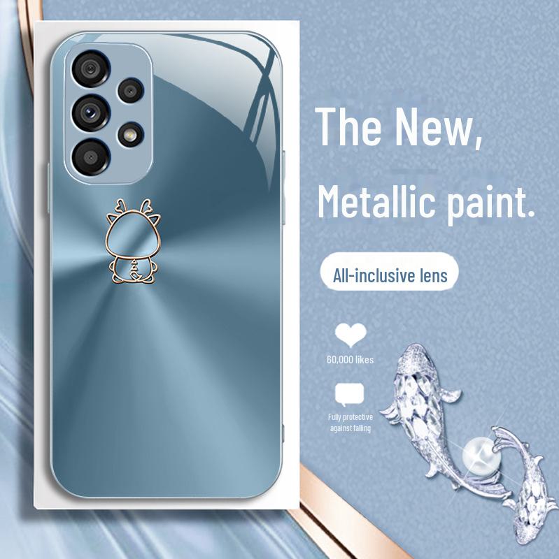 Samsung S9 Gradyan Longbao+ S9Plus Sıvı Cam S11E Kılıf, Her Şeyi Kapsayan, Düşmeye ve Kire Dayanıklı.