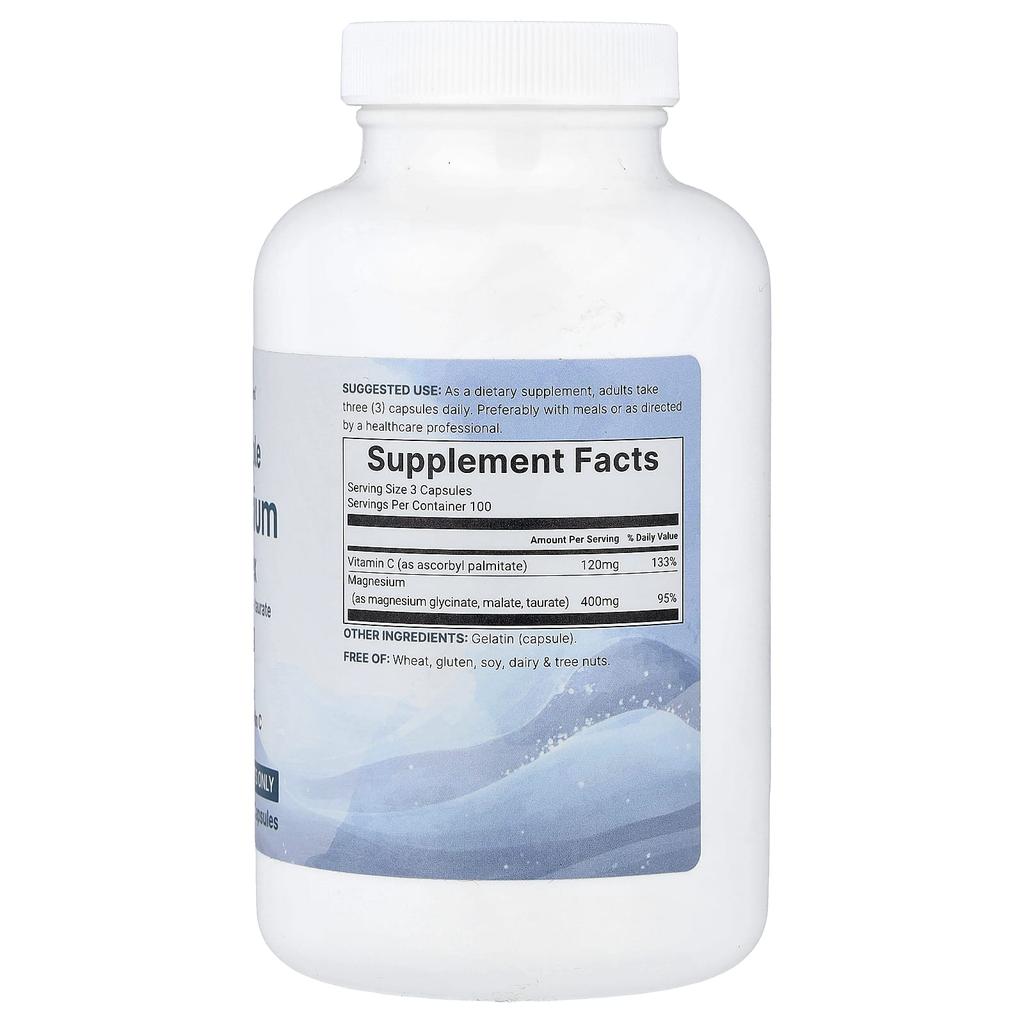 Micro Ingredients, Triple Magnesium Complex, 300 Capsules (133 mg per capsule)