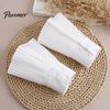 Versatile Clothing Accessories Pleated Fake Sleeve Cuffs for Women, French Style Detachable Stylish Layering Essentials Extenders with Buttons,