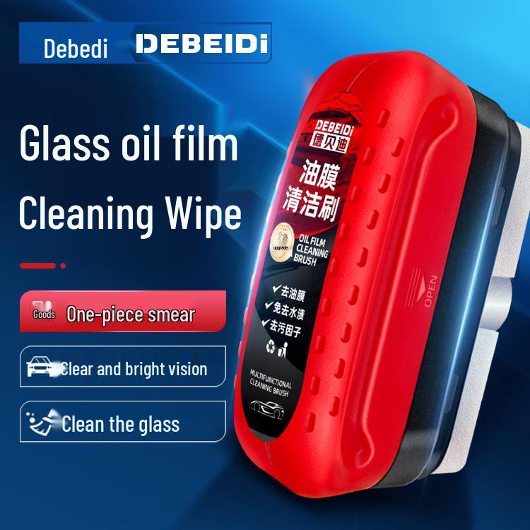 Red Strong Glass Oil Film Cleaning Wipe for Windshield, Windows, and Mirrors