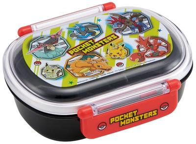 Lunch 1 with Fluffy Meal Made In Kids' Box, Tier, 360ml, Inner, Dome-Shaped, Container, Antibacterial, Japan, Pokémon 23, Pokémon QAF2BAAG-A