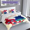 3pcs Custom Name Trolls Bedding Set,Includes 1 Duvet Cover and 2 Pillowcases,All-season Bedroom Decor