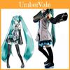 Exquisites Hatsune Miku Vocaloid Cosplay Kostüm Perücke Oberteile Kleid Krawatte Komplettes Outfit