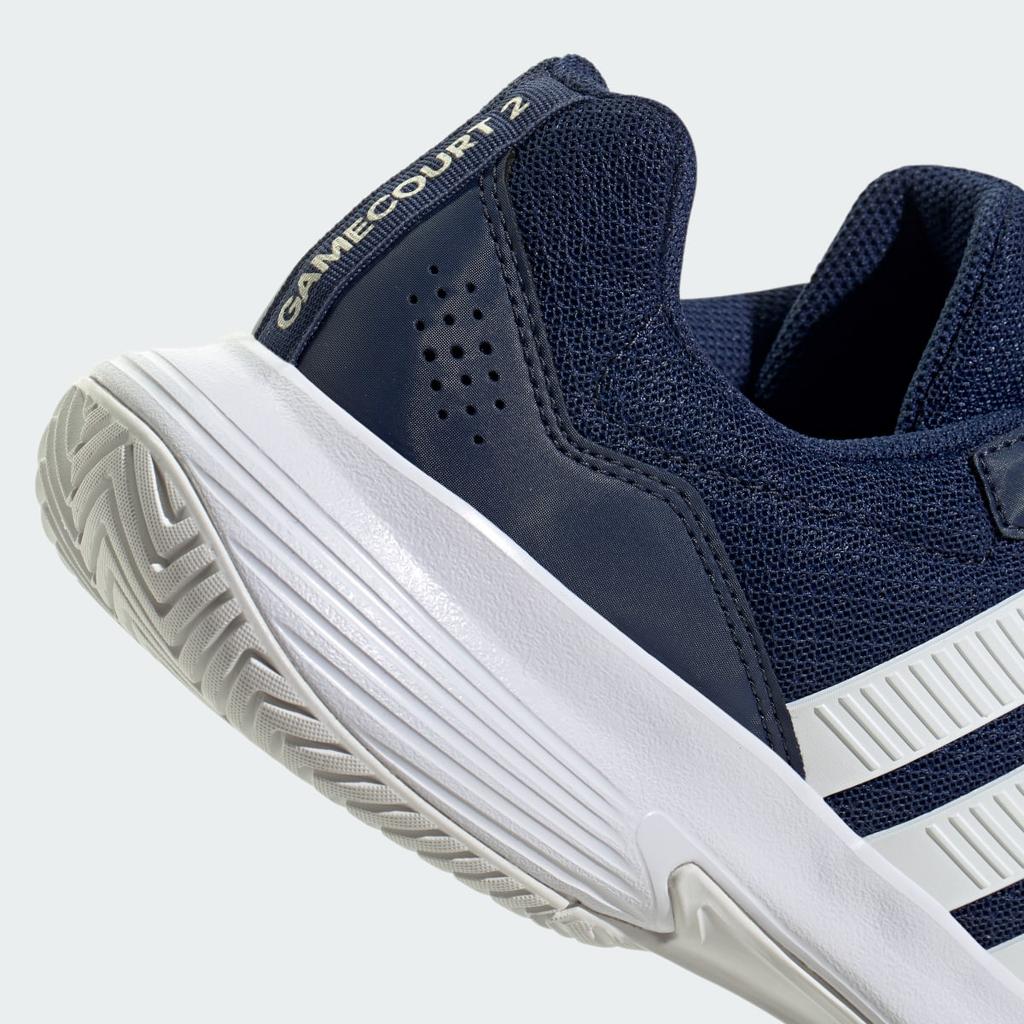 adidas Gamecourt 2 Tennis KI0784 Men's Performance Sports Shoes Dark Blue / Cloud White / Cyber Metallic
