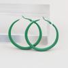 Korea Luxury Fashion Statement Big Ear Ring Female Earrings 10 Colors Candy Big Circle Earrings Party Earrings Accessories Jewellery Hoop Earrings