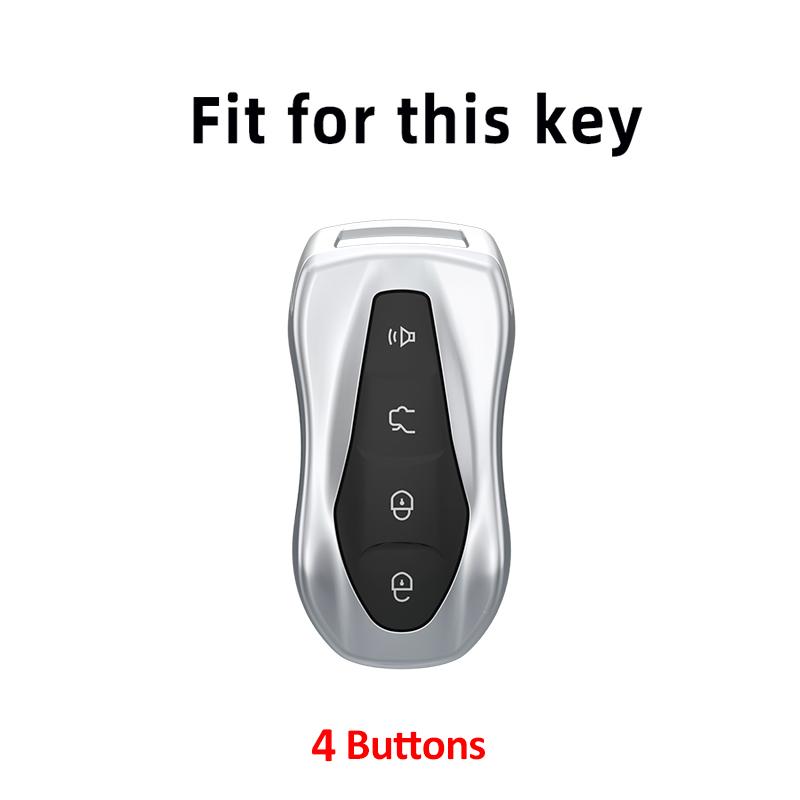 TPU Auto Shell Fob Keyless Protector Car Key Remote Case Cover Keychain for Geely Tugella 2020 Boyue Atlas Pro Gili Accessories