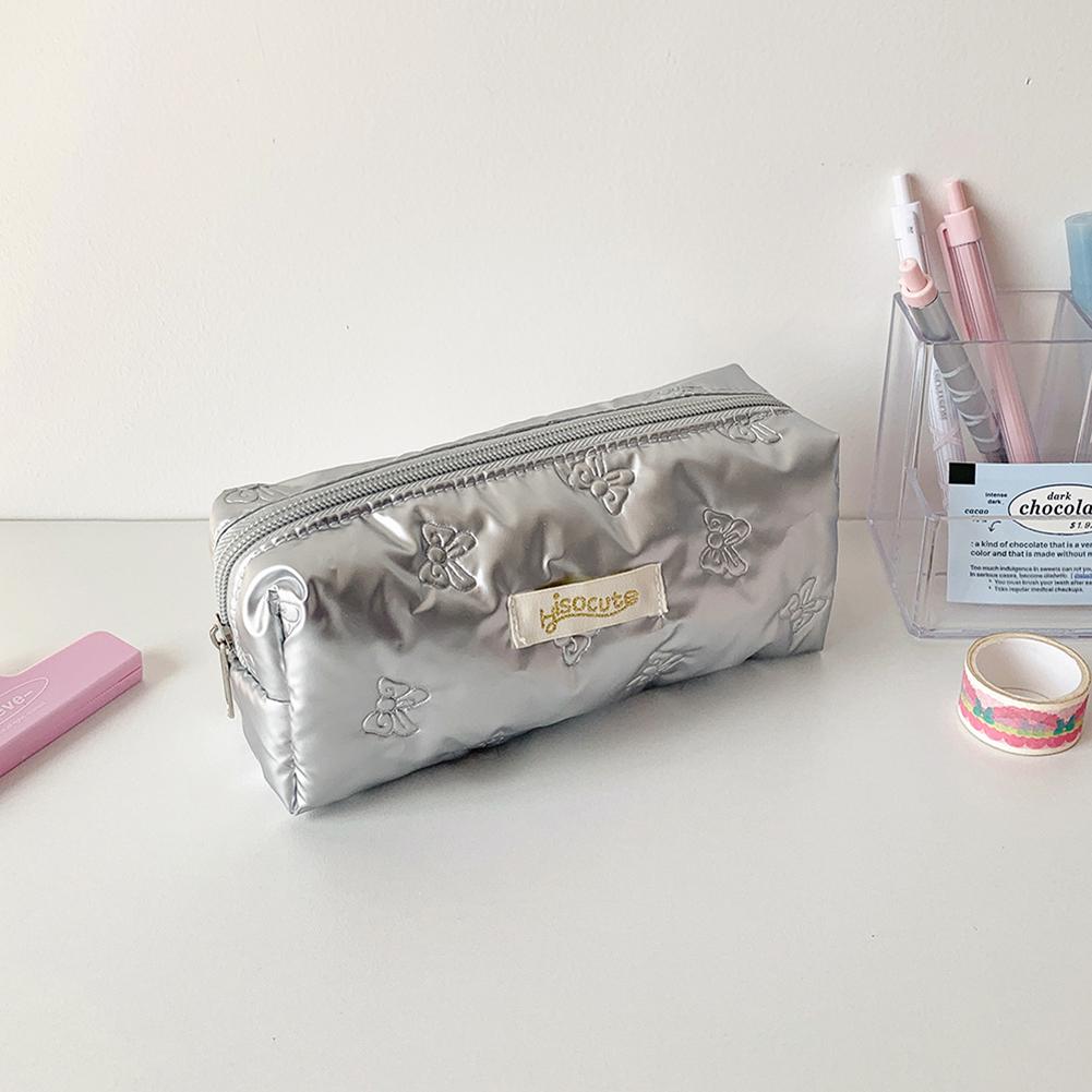 Bowknot Y2K Butterfly Pencil Case Korean Aesthetic Large Capacity Stationery Bag Desktop Storage Multi Function Cosmetic Pen Pouch for Students Gift