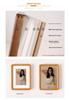 Solid Wood 9-Grid Black Walnut Photo Frame with Mortise and Tenon Round Corners for Desktop Display or Wall Decoration.