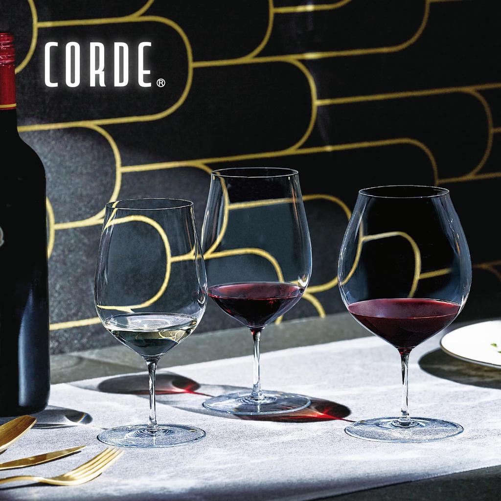 Sklenice na víno Toyo Sasaki Glass Corde Wine 460ml Sklo Červené víno Bílé víno Tenká Dárek Prezent DKC-23280