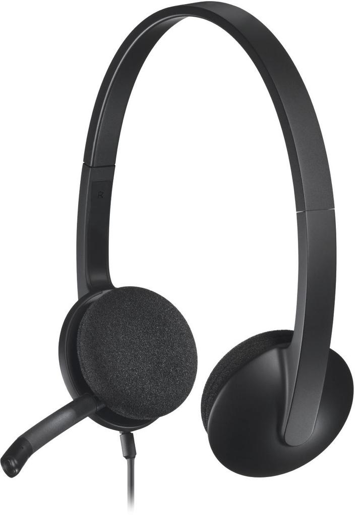 Casque - Filaire - Logitech - H340 - USB - Anti-parasite - Noir