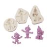Funny Clown Shaped Silicone Mold Fondant Mould Baking DIY Supplies Nonstick