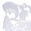 Ocean Animals Cutting Dies Stencil Template Mold Stamp Embossing Art Craft Decor
