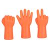 12pcs Hand Shape Design Needle Protector Caps Anti-Slip Sweater Pin Caps  For Beginners