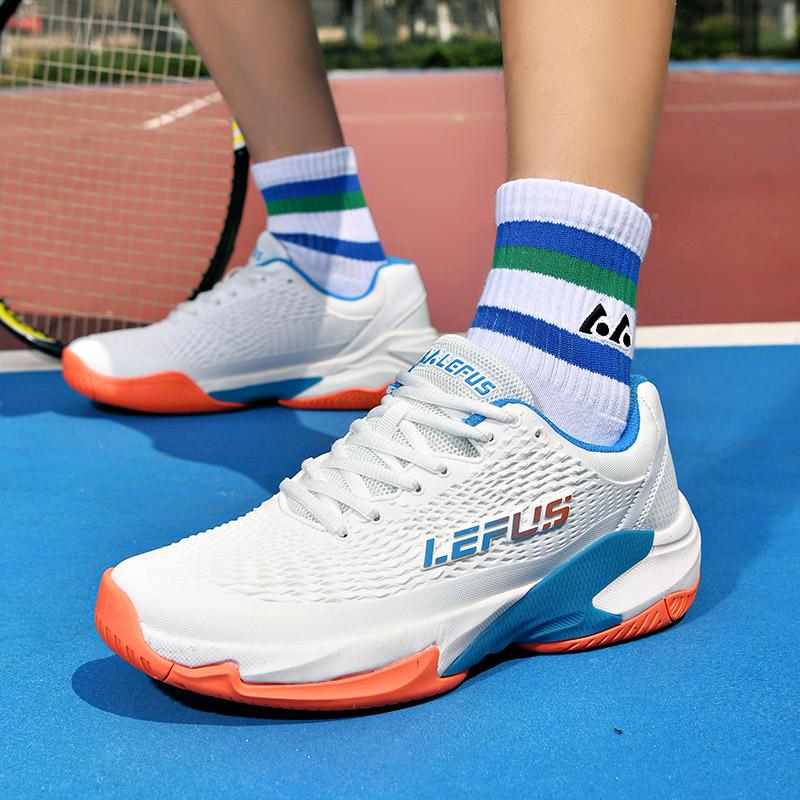 2026 Neue Herren Tennisschuhe Atmungsaktive Tennistrainingsschuhe Bequeme Unisex-Tennisschuhe Verschleißfeste Low-Top-Sneakers