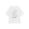 Calvin Klein Printed Loose Cool Round Neck Versatile Short Sleeve T-Shirt Men Tops Moonlight-White J325511-YAF
