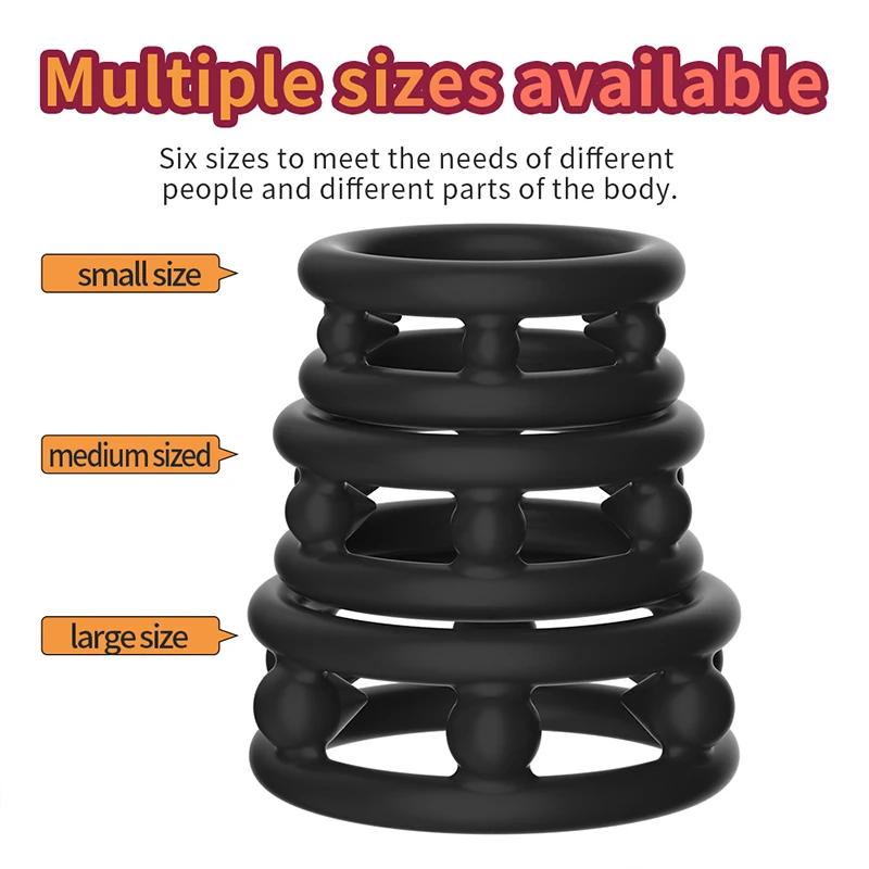 Penisring aus Silikon, Samensperrring, verzögerte Ejakulation, hohe Elastizität, lang anhaltender Penisring, Sexspielzeug für Männer, Paare, Erwachsene ab 18 Jahren