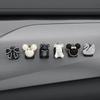 KRGNPLE 6 Pcs Car Hook Car Mini Hook Cute Flower Shape Storage Adhesive Portable