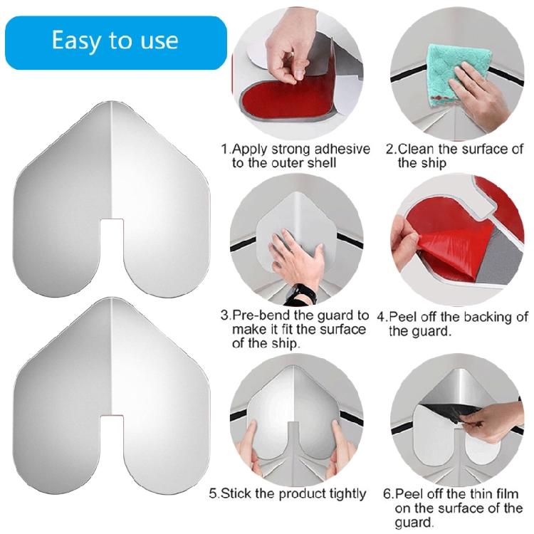High Quality Stainless Steel Bows Protectors Yachts Bows Guard Boats Accessories for Easy Application