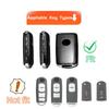 For Mazda Key Fob Cover with Leather Keychain Soft TPU Protection Key Case Compatible with Mazda 3, Mazda 3 Hatchback, 2020-2022