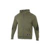 Men's Fi Wtr Fz Stripe Sports Hooded Jacket Olive H44177