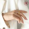 Retro Sun & Moon Zircon Ring: 18K Gold-Plated Titanium Steel for Men & Women