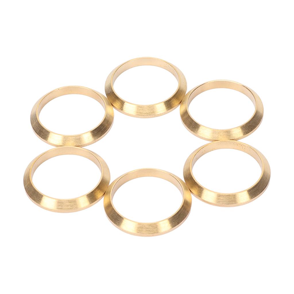 6Pcs IN 14 Nixie Tubes Copper Ring DIY Clock Decorative Rings for IN 14 Nixie Tube Clock