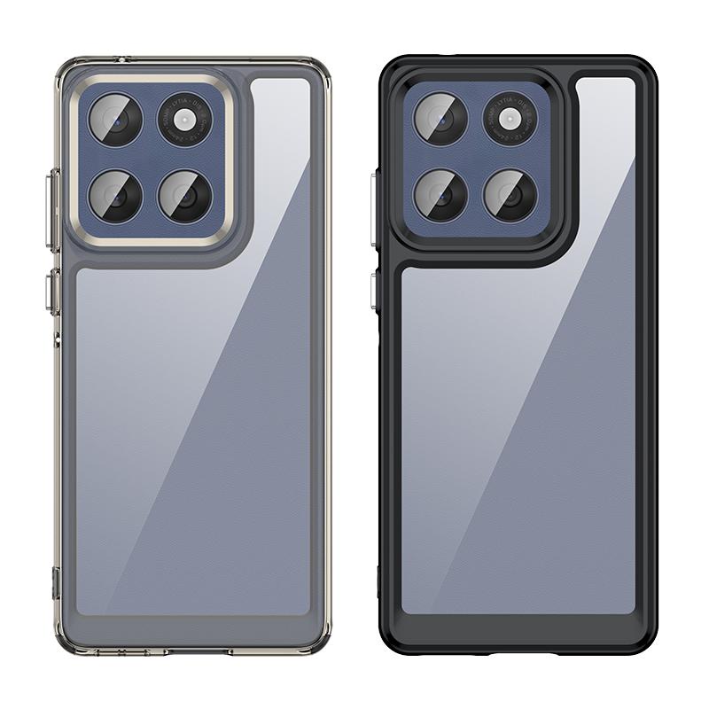 For Moto Edge 60 Case Cover Motorola Moto Edge 60 Capas New Shockproof Phone Bumper Back Clear Transparent Fundas Moto Edge 60