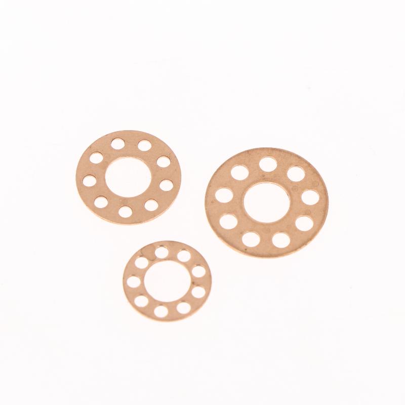 10Pcs 14X5.2X0.5Mm Brass Washers Gasket Storage Oil Brass Washer 10X5.2X0.5Mm Folding Knife Accessories 12X5.2X0.5Mm