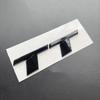 3D ABS Chrome Black TT Logo Letters Car Trunk Emblem Badge Decal For  nlux7 TT RS MK1 8N 8J MK3 8S MK2 TT Sticker Accessories
