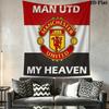 Man Utd N Wall Hanging Printed Fabric Blanket Decorative Tapestries for Bedroom Living Room Home Decor