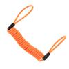 Motorcycle Bike Alarm Disc Lock Antitheft Security Spring Reminder Coil Cable Orange