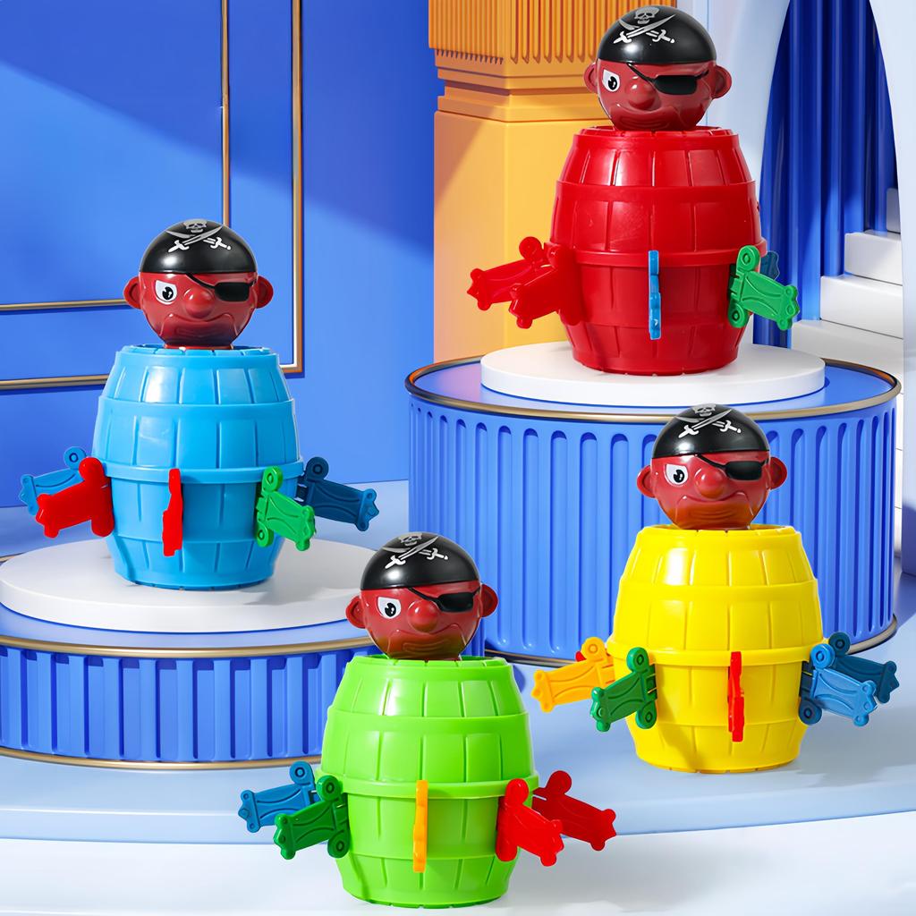 Pirate Barrel Kids Toys Parent Child Interactive Board Games Trick Sword Barrel Mr
