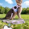 Cats Harness Vest with Tracking Device Holder Training Harnesses Strong Vest for Large Dogs