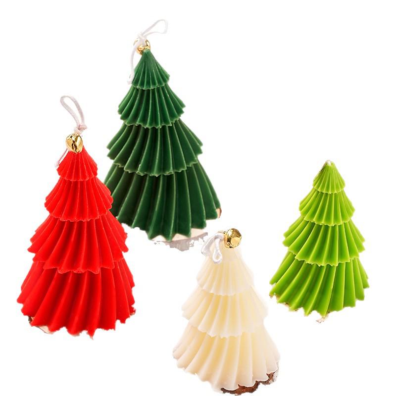 Christmas Tree-Shaped Scented Candle Ornament for Festive Decor