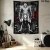 Death Note Wandteppich Ästhetischer Wandbehang Gedruckter Stoffdecke Dekorative Wandteppiche Für Schlafzimmer Wohnzimmer Heimdekoration